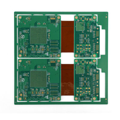 좋은 가격 최소 굽기 반지름 0.5mm 및 구멍 크기가 최소 0.0078 ∼ 0.2mm의 파란색 딱딱한 유연 PCB 온라인으로